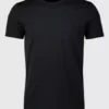 Black Crew Neck T-Shirt XXL -The Sleek Ward Sales tuc140150166 Black R Z003A