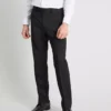 Black Tailored Fit Trousers With Stretch W30 L31 -The Sleek Ward Sales tuc140423232 Black R Z001A