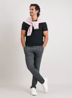 Black Crew Neck T-Shirt 3 Pack M