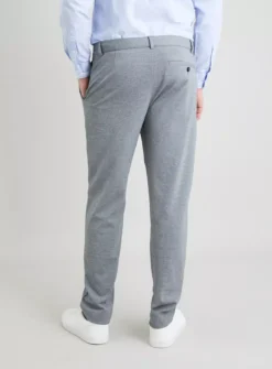 Grey Jersey Tailored Trousers W38 L35 -The Sleek Ward Sales tuc141919176 Grey R Z004A