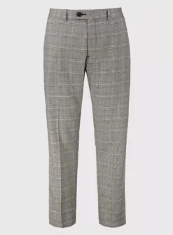 Mono Check Trousers - W32 L33 -The Sleek Ward Sales tuc141920126 Black R Z003A