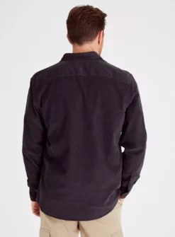 Charcoal Grey Regular Fit Needlecord Shirt XL -The Sleek Ward Sales tuc142601750 Charcoal R Z005A