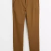 Tan Straight Leg Chino Trousers 30L