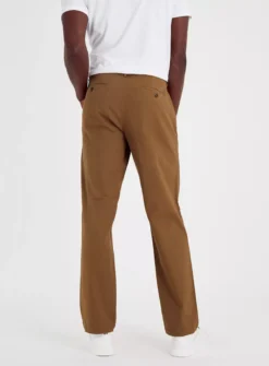 Tan Straight Leg Chino Trousers 30L -The Sleek Ward Sales tuc142707458 Tan R Z005A