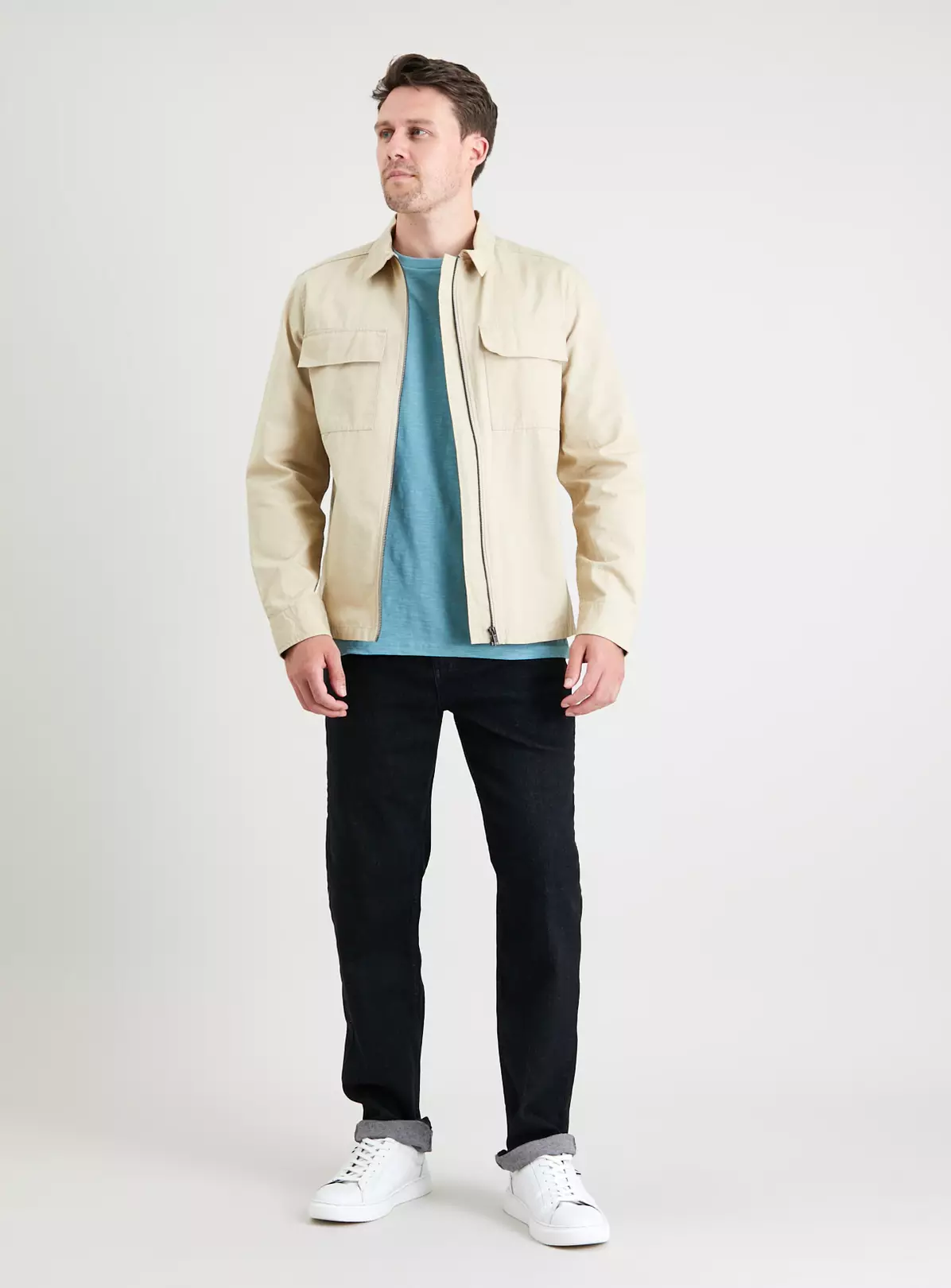 Black Denim Straight Leg Jeans 42L 4 Black Denim Straight Leg Jeans 42L - Image 2