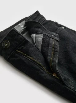 Black Denim Straight Leg Jeans 42L 10 Black Denim Straight Leg Jeans 42L -The Sleek Ward Sales tuc142723141 Black R Z004A 1