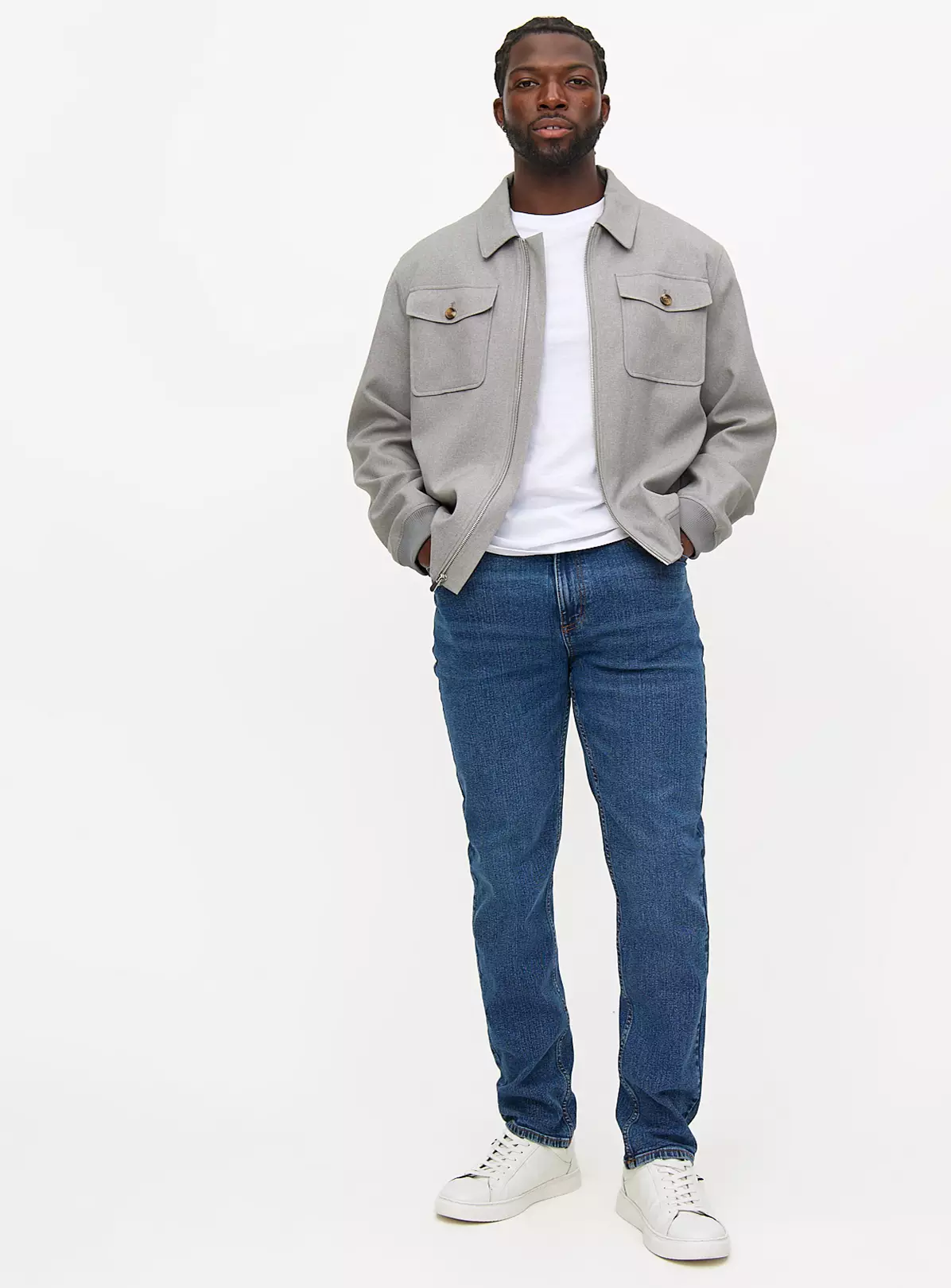 Midwash Denim Slim Fit Jeans With Stretch 44R 5 Midwash Denim Slim Fit Jeans With Stretch 44R - Image 3