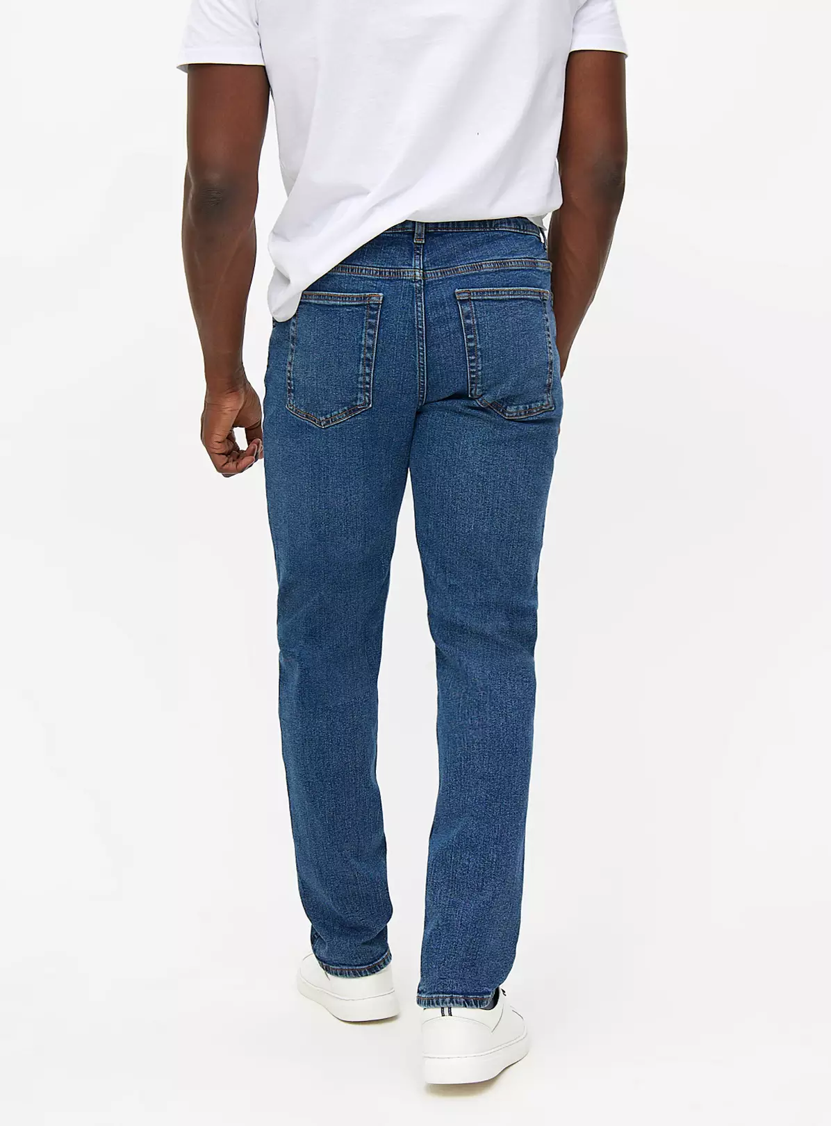 Midwash Denim Slim Fit Jeans With Stretch 38R 7 Midwash Denim Slim Fit Jeans With Stretch 38R - Image 5