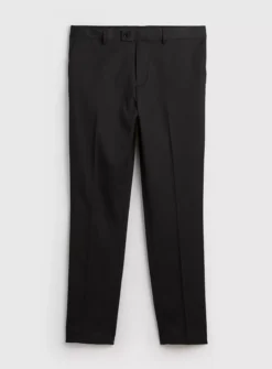 Grey Slim Fit Gaberdine Trousers W44 L29 -The Sleek Ward Sales tuc142763521 Grey R Z003A