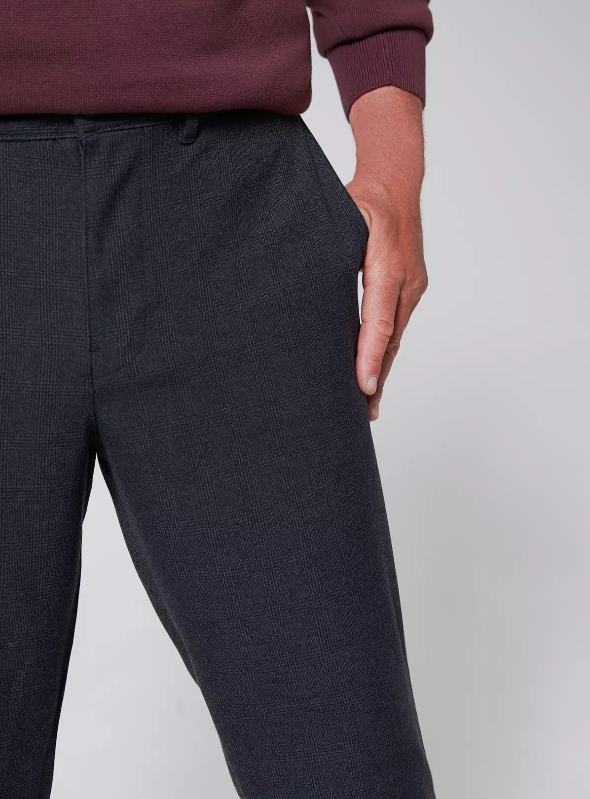 UNION WORKS Charcoal Check Trousers 40S 6 UNION WORKS Charcoal Check Trousers 40S - Image 4