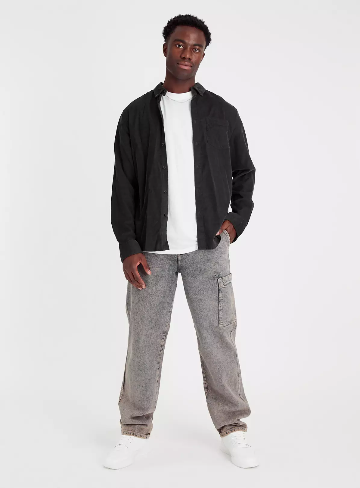 Denim Acid Wash Loose Fit Jeans44R 5 Denim Acid Wash Loose Fit Jeans44R - Image 3