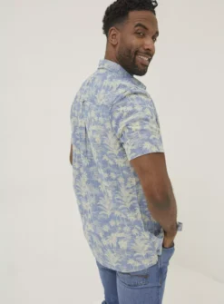 FATFACE Hawaiian Print Shirt XL -The Sleek Ward Sales tuc143030469 Blue R Z002A 1