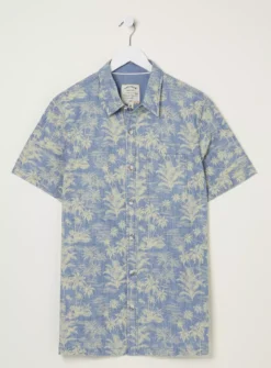 FATFACE Hawaiian Print Shirt XL -The Sleek Ward Sales tuc143030469 Blue R Z005A 1