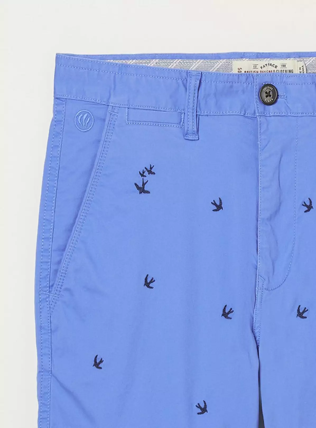 FATFACE Mawes Bird Embroidery Shorts 40 4 FATFACE Mawes Bird Embroidery Shorts 40 - Image 2