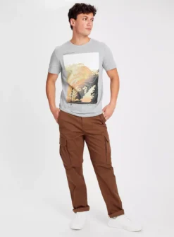 Grey Japanese Wave Art Graphic T-Shirt XXXXL -The Sleek Ward Sales tuc143131681 Grey R Z002A