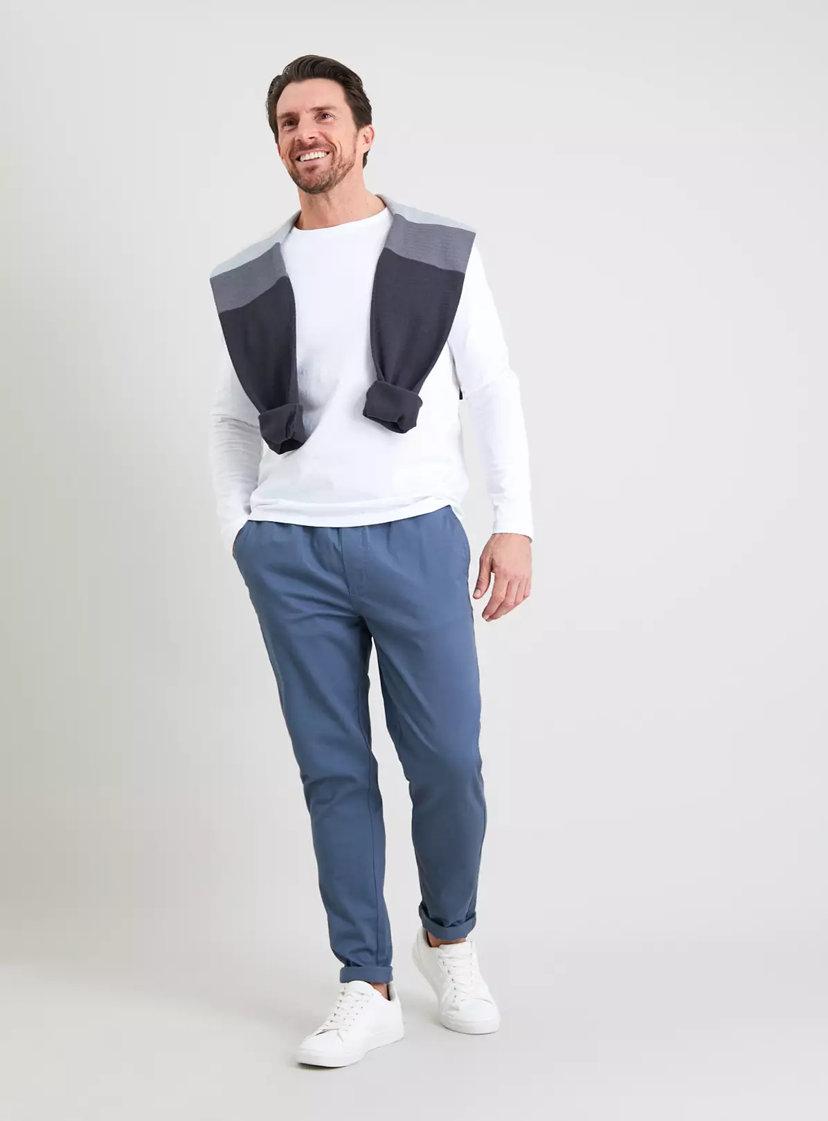 White Long Sleeve T-Shirt XL 5 White Long Sleeve T-Shirt XL - Image 3