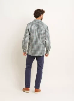 BRAKEBURN Gingham Shirt XL -The Sleek Ward Sales tuc143197947 Navy R Z003A