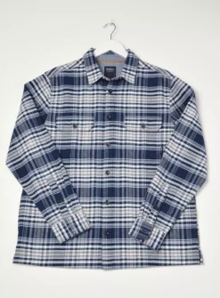 BURGS Oakford Check Shirt S -The Sleek Ward Sales tuc143258287 Navy R Z005A 1