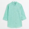 Green Gingham Oxford ShirtXXXL 2 Green Gingham Oxford ShirtXXXL -The Sleek Ward Sales tuc143333494 Green R Z003A