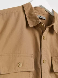 Stone Utility Overshirt XXXXL -The Sleek Ward Sales tuc143334403 Stone R Z004A 1