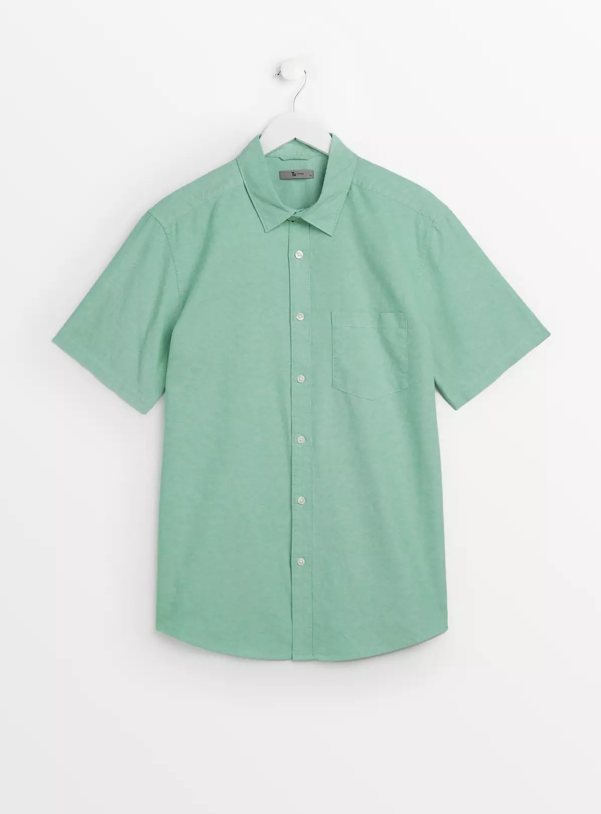 Green Short Sleeve Oxford Shirt XXXL 7 Green Short Sleeve Oxford Shirt XXXL - Image 5