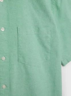 Green Short Sleeve Oxford Shirt XXXL 9 Green Short Sleeve Oxford Shirt XXXL -The Sleek Ward Sales tuc143335158 Green R Z004A 1