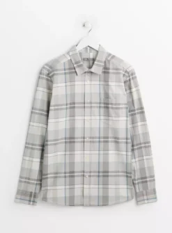 Grey Check Shirt XL