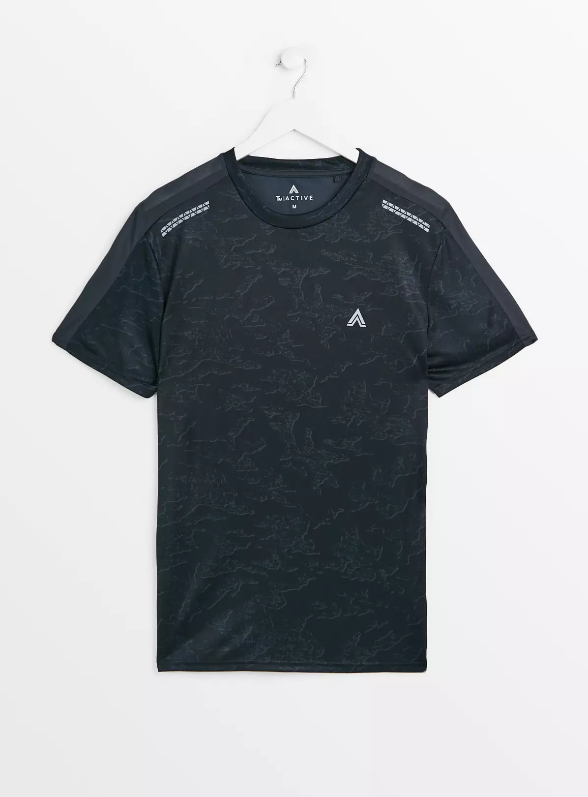 Active Navy Printed T-Shirt XL 6 Active Navy Printed T-Shirt XL - Image 4