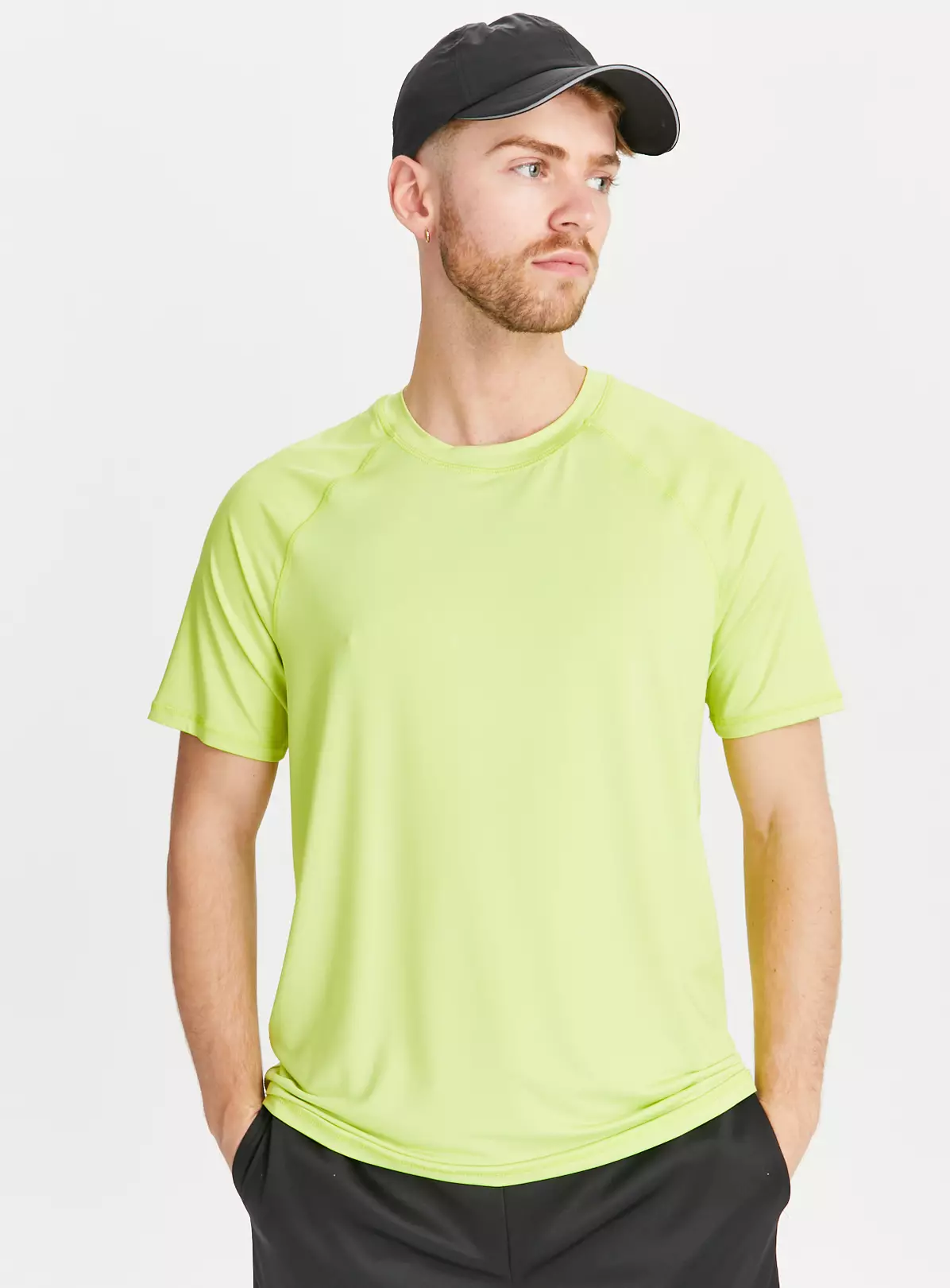Active Neon Yellow Crew Neck T-Shirt M 5 Active Neon Yellow Crew Neck T-Shirt M - Image 3