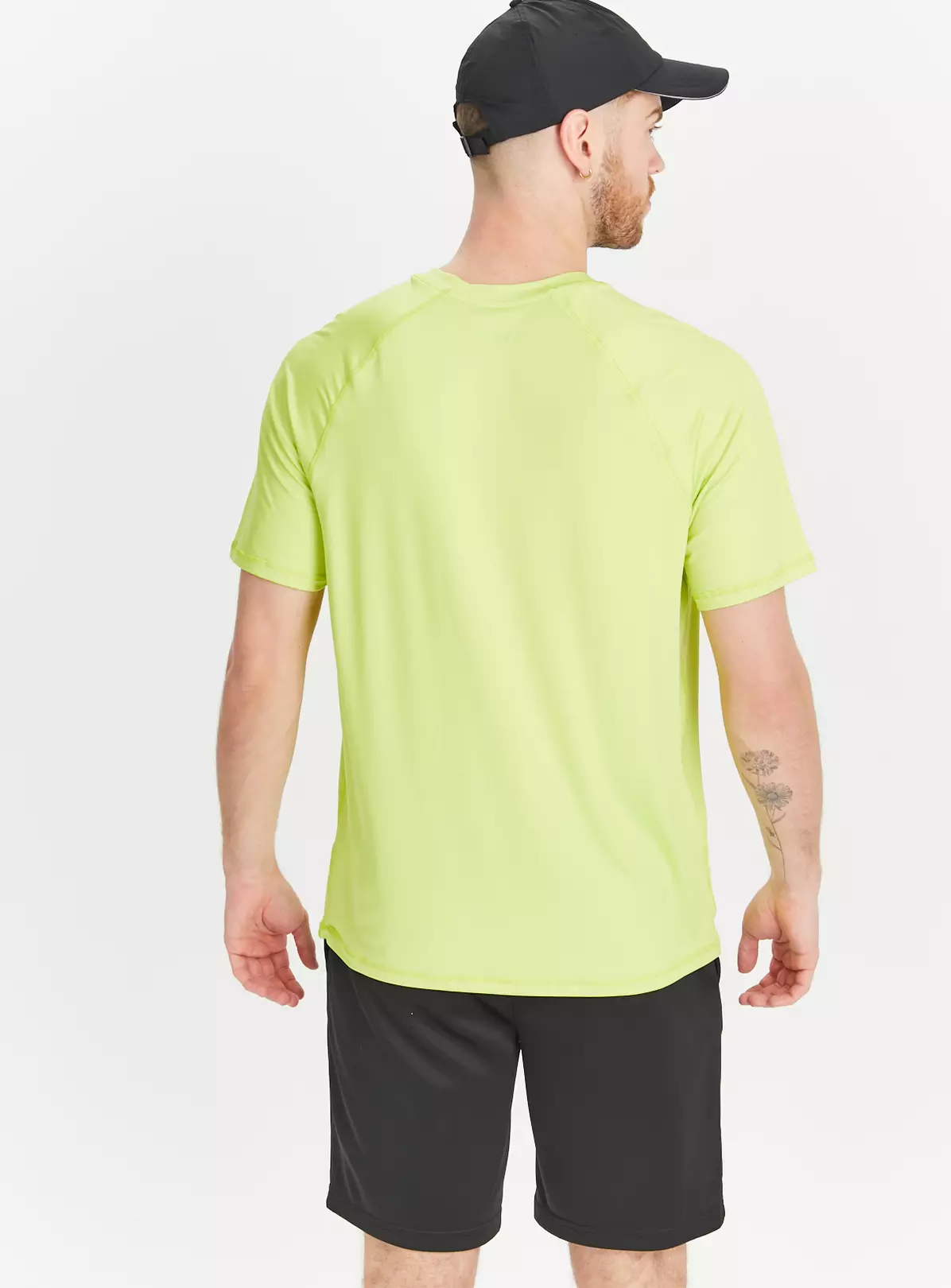 Active Neon Yellow Crew Neck T-Shirt M 4 Active Neon Yellow Crew Neck T-Shirt M - Image 2