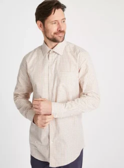 Stone Check Shirt L -The Sleek Ward Sales tuc143366122 Stone R Z001A