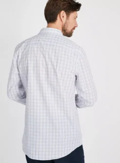 Blue Tattersall Check Shirt XXL -The Sleek Ward Sales tuc143367168 Blue R Z005A