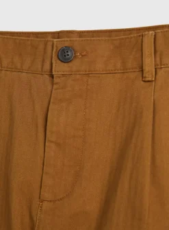 Tan Twill Trousers 38R