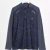 Active Navy Printed Quarter Zip TopL -The Sleek Ward Sales tuc143533592 Navy R Z003A 1
