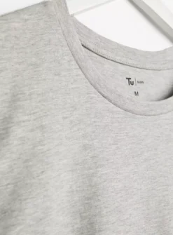 Grey Marl Core T-Shirt XL -The Sleek Ward Sales tuc143538086 Grey R Z004A