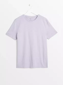 Dusky Lilac Slub T-Shirt XXXL -The Sleek Ward Sales tuc143538721 Lilac R Z003A 1