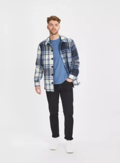 Core Blue Short Sleeve T-Shirt XXL -The Sleek Ward Sales tuc143556073 Blue R Z002A