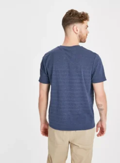 Navy Texture T-Shirt XXXL -The Sleek Ward Sales tuc143572381 Navy R Z005A