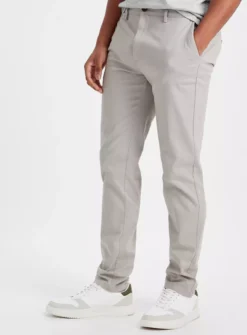 Grey Skinny Fit Chino Trousers40S -The Sleek Ward Sales tuc143580920 Grey R Z001A