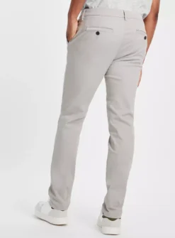 Grey Skinny Fit Chino Trousers40S -The Sleek Ward Sales tuc143580920 Grey R Z005A