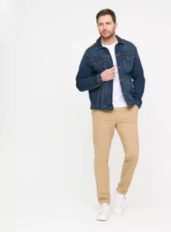 Stone Skinny Fit Chino Trousers30S -The Sleek Ward Sales tuc143582108 Stone R Z002A