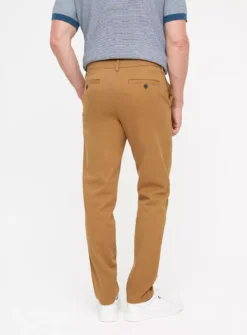 Tan Core Slim Fit Chino Trousers40R -The Sleek Ward Sales tuc143583485 Tan R Z005A