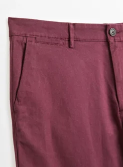 Purple Straight Leg Chino Trousers 30S -The Sleek Ward Sales tuc143586993 Purple R Z004A