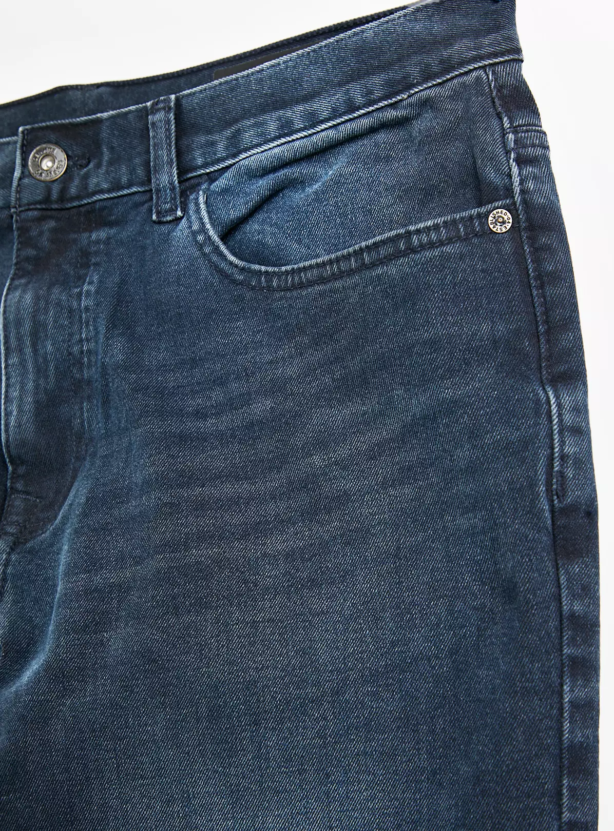 Flexible Stretch Dark Denim Straight Leg Jeans34S 4 Flexible Stretch Dark Denim Straight Leg Jeans34S - Image 2