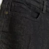 Black Straight Leg Denim Jeans 32R