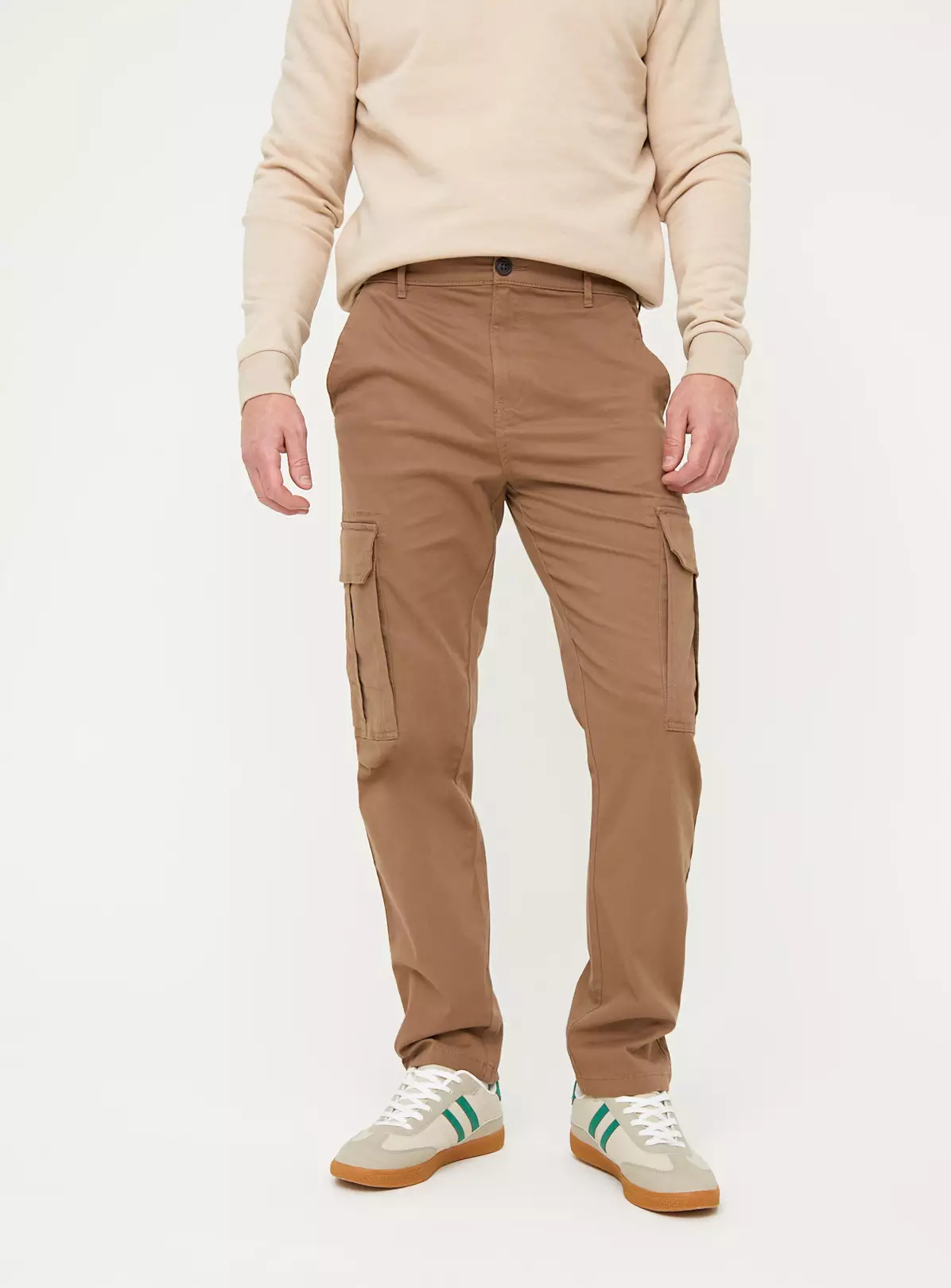 Brown Core Cargo Trousers 40R 4 Brown Core Cargo Trousers 40R - Image 2