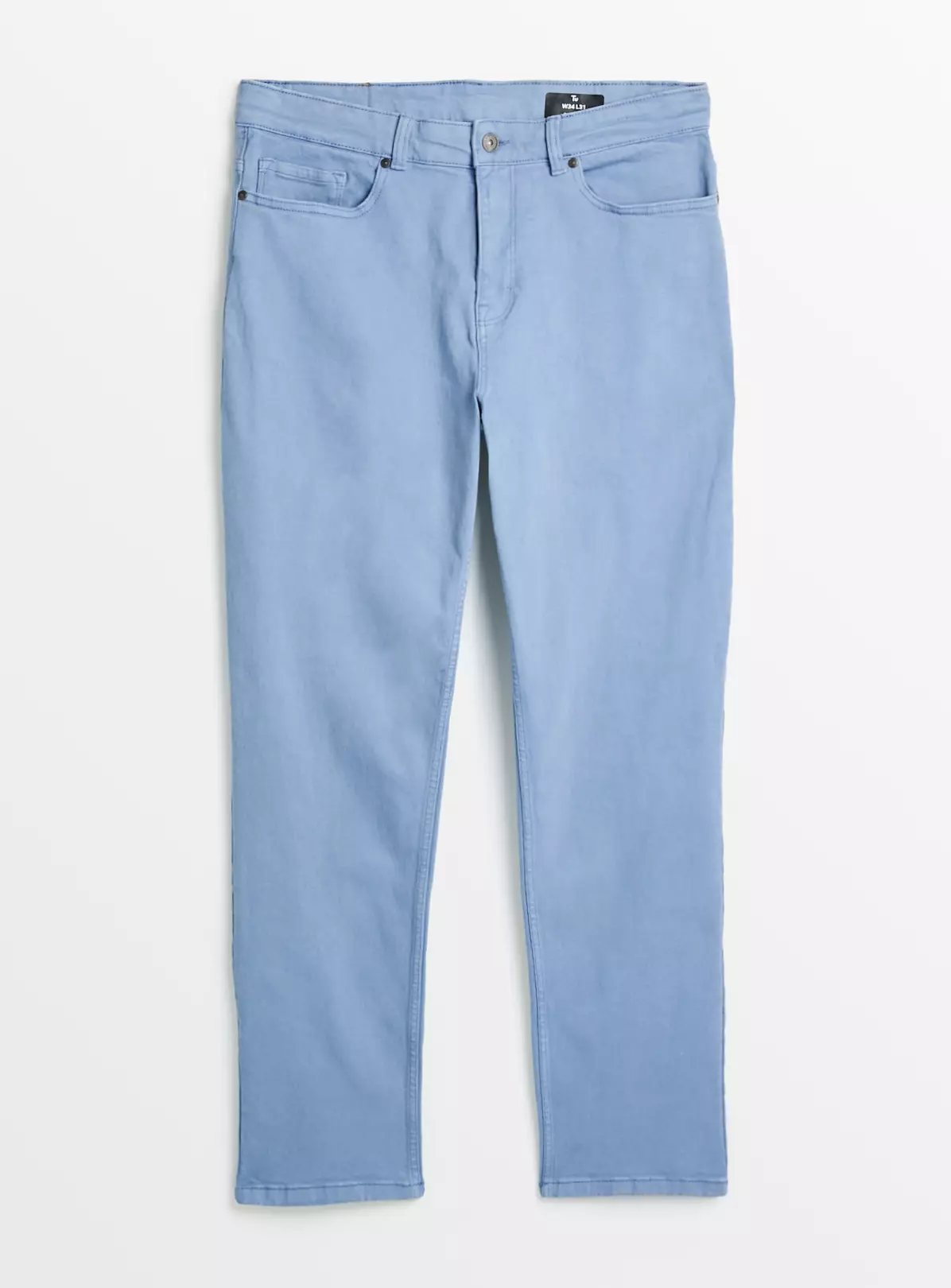 Blue Dyed Straight Leg Jeans 38S 3 Blue Dyed Straight Leg Jeans 38S