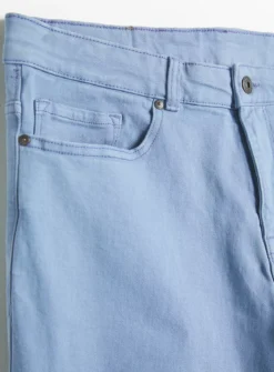 Blue Dyed Straight Leg Jeans 38S 10 Blue Dyed Straight Leg Jeans 38S -The Sleek Ward Sales tuc143601735 Blue R Z004A