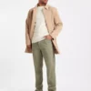 Khaki Dyed Straight Leg Jeans 40S 1 Khaki Dyed Straight Leg Jeans 40S -The Sleek Ward Sales tuc143601831 Khaki R Z001A