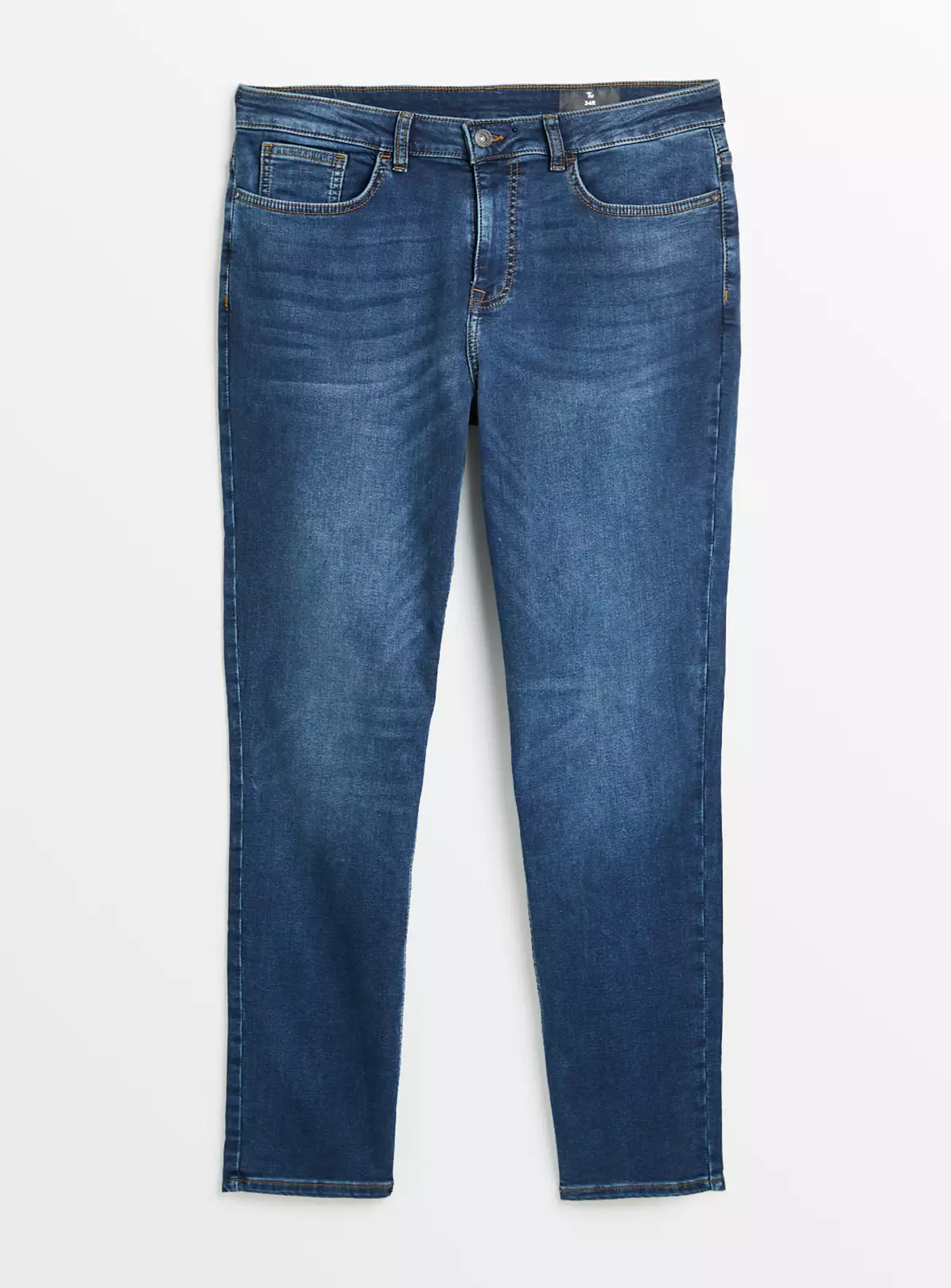 Ultimate Comfort Midwash Denim Slim Fit Jeans 34R 3 Ultimate Comfort Midwash Denim Slim Fit Jeans 34R